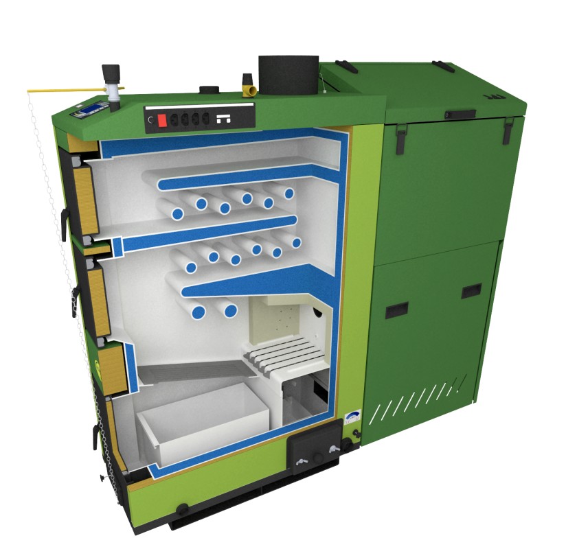 Твердотопливный котел SAS AGRO-ECO 42