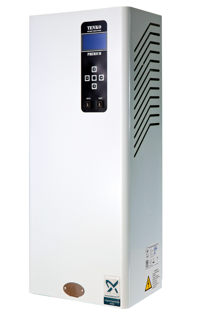 Электрический котел Tenko Премиум 12 кВт 380В (с насосом Grundfos)